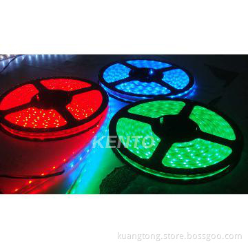 Waterproof decoration Green Led Strip Lights 3528SMD, 60pcs/meter
